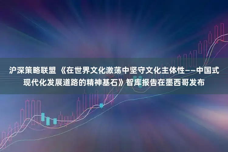 沪深策略联盟 《在世界文化激荡中坚守文化主体性——中国式现代化发展道路的精神基石》智库报告在墨西哥发布